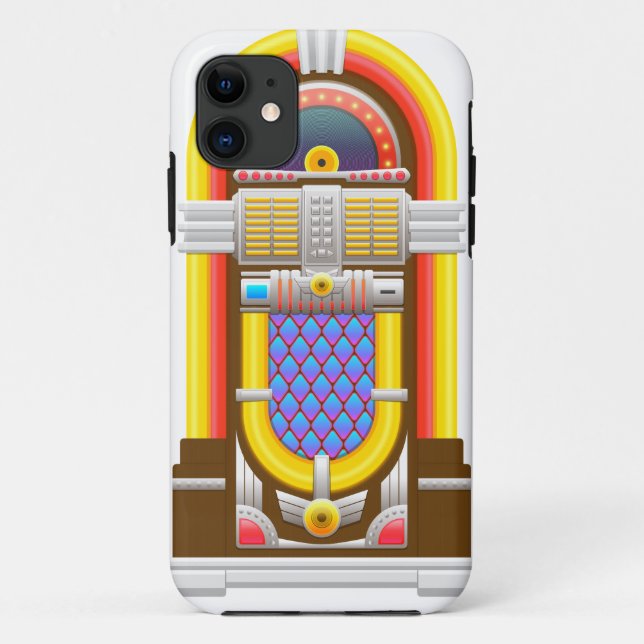 50s old fashioned jukebox Case-Mate iPhone case (Back)