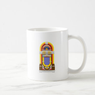 50s old fashioned jukebox coffee mug