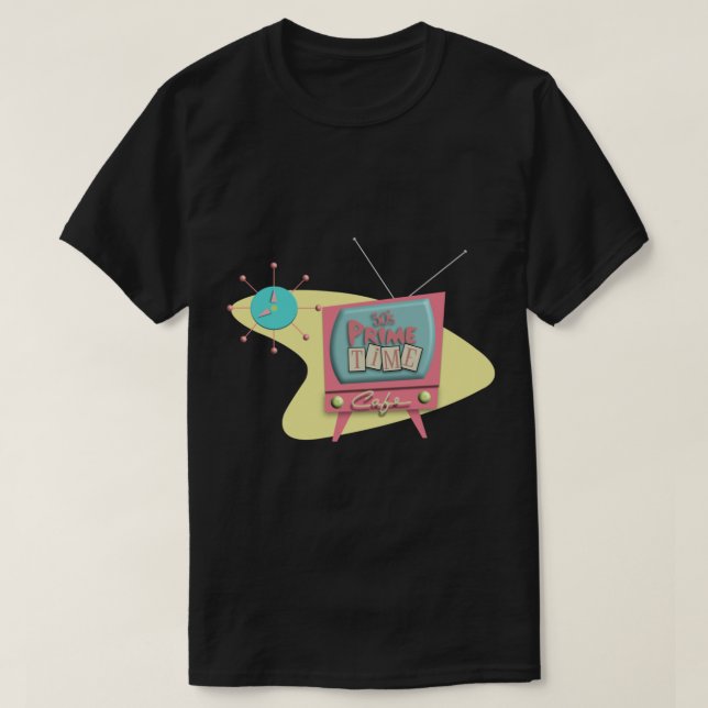 50s Prime Time Cafe Classic T-Shirt (Design Front)