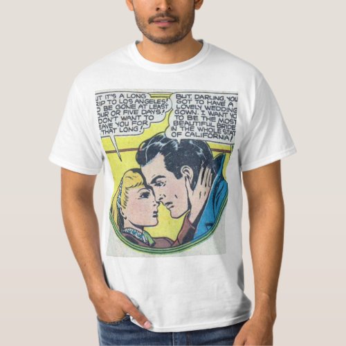 50s Romantic Comic  Best gift for classic comics T_Shirt