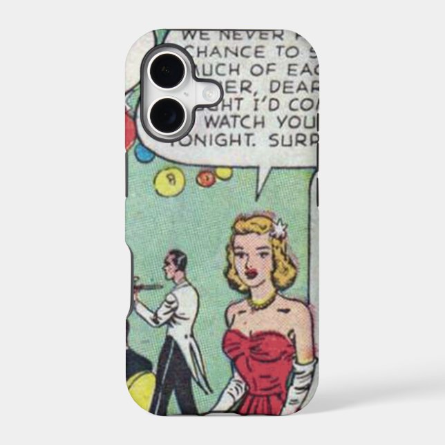 50s Romantic Comic Iphone Case (Back)