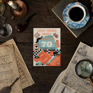 50's Style Birthday Invitation
