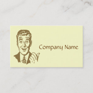 50's Style Business Card