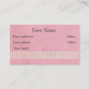 50's Vintage Business Card by Grafikcard at Zazzle
