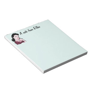 50s Woman Notepad