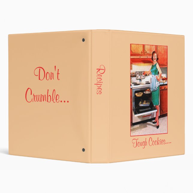 50shousewife, Tough Cookies...., Don't Crumble... 3 Ring Binder (Background)