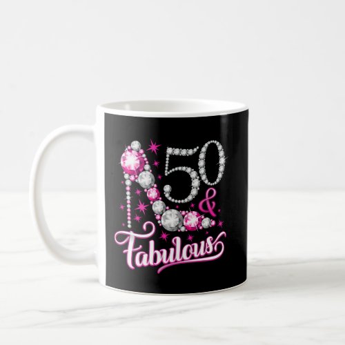 50Th 50 Fabulous LadyS Coffee Mug