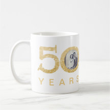 50th 50 years Gold Wedding Anniversary Custom