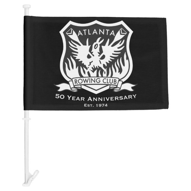50th Anniversary 10.5" x 15.5" Car Flag (Front)