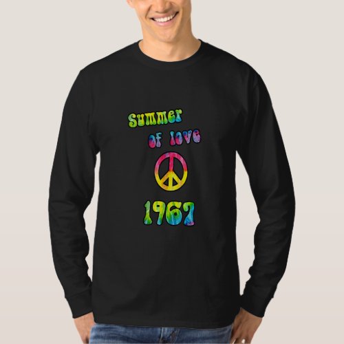 50th Anniversary 1967 Summer Of Love Peace  T_Shirt