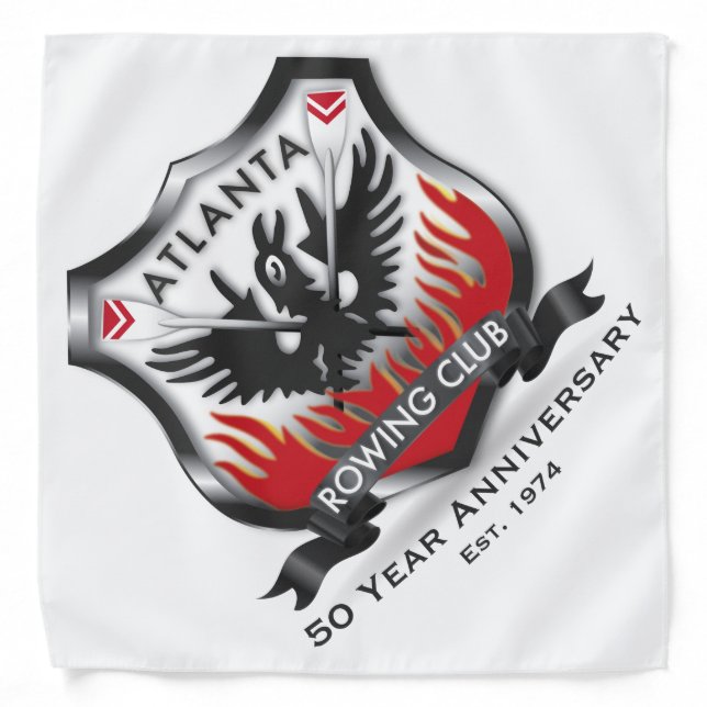 50th Anniversary 22" x 22" Bandana (Front)
