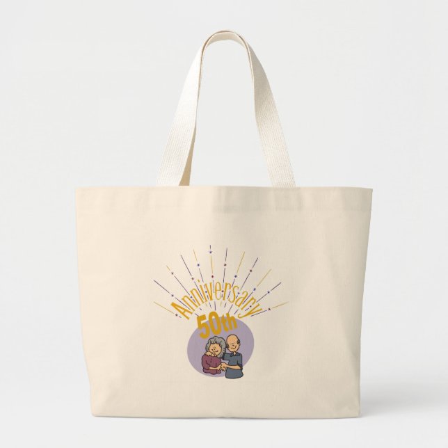 50th anniversary 2w large tote bag (Front)