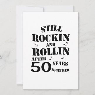 50th Anniversary - 50 Years Anniversary Couples Card