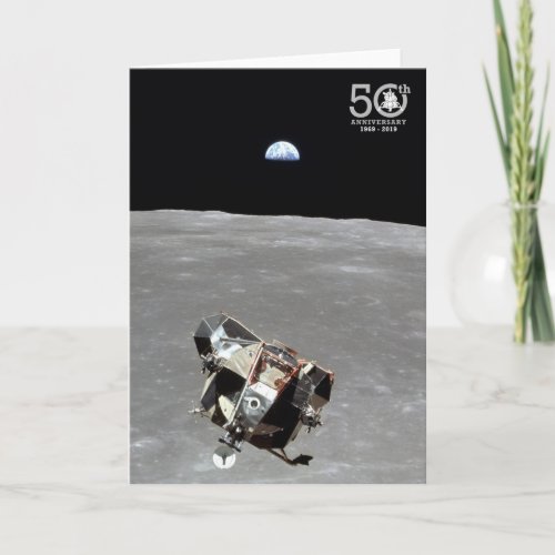 50th Anniversary Apollo 11 Mission Moon Landing Card
