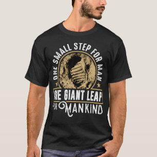 50Th Anniversary Apollo 11 Moon Landing Footprint T-Shirt