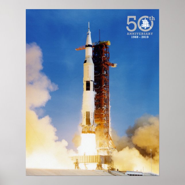 50th Anniversary Apollo 11 Moon Landing, Saturn V: Poster (Front)