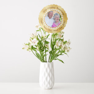 50th Anniversary Balloons Decorations, with PHOTO