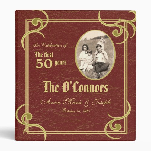 50th Anniversary Binder