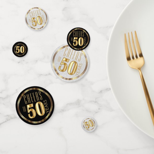 50th Anniversary / Birthday Confetti (Group)