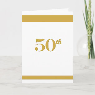 50th Anniversary/Birthday Invites