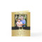 50th Anniversary Black Gold Floral Thank You Card