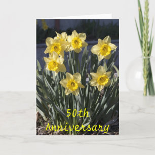 50th anniversary Card