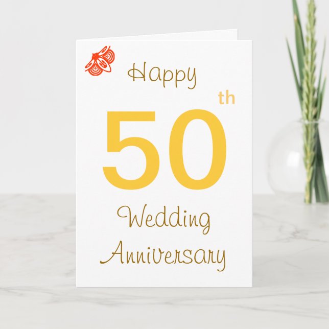 50th Anniversary Card (Front)