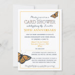 50th Anniversary Card Shower Photo Invitation<br><div class="desc">Celebrate a golden anniversary with a personalized card shower request! This exquisite Monarch Butterfly Card Shower Request is the perfect way to celebrate your loved ones' 50th anniversary milestone! The card features original artwork of a Monarch butterfly, symbolizing the beauty and grace of a long-lasting union. The back of the...</div>