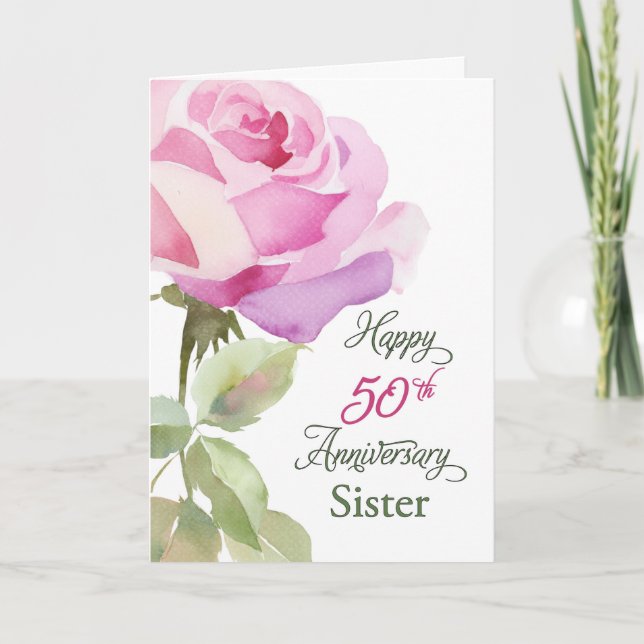 50th Anniversary Catholic Nun Golden Jubilee Card (Front)