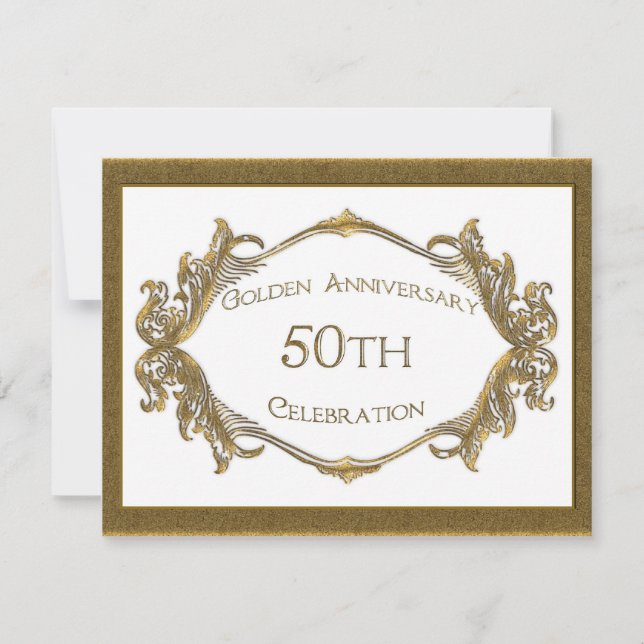 50th Anniversary Celebration Invitation (Front)