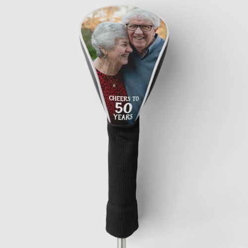 50th Anniversary Cheers Photo Golf Head Cover