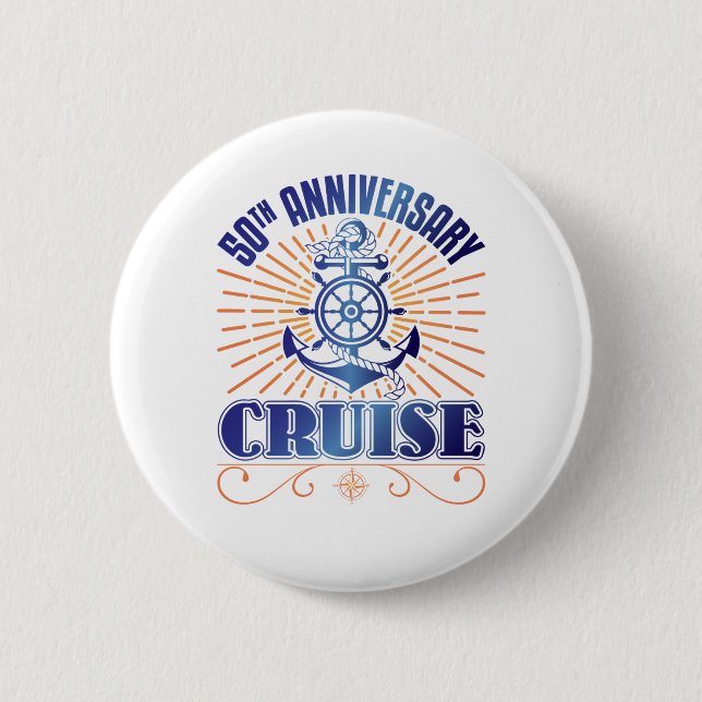 50th Anniversary Cruise Button (Front)