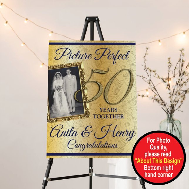 50th Anniversary foam board welcome sign (Creator Uploaded)