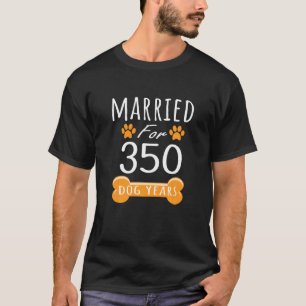 50th Anniversary Funny Married For 350 Dog Years M T-Shirt