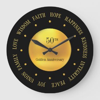 50th Anniversary Gold and Black