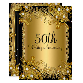 Zazzle 50Th Wedding Anniversary Invitations 3