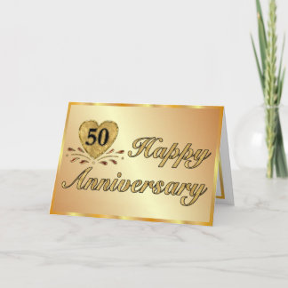 50th Anniversary - Gold Card