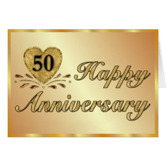 50th Anniversary - Gold Card