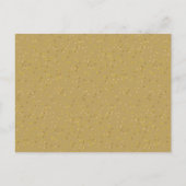 50th Anniversary Gold Dust Confetti Save the Date Announcement Postcard (Back)