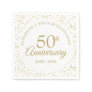 50th Anniversary Gold Dust Napkins