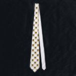 50th Anniversary - Gold Neck Tie<br><div class="desc">Happy 50th Anniversary tie on gold hearts to celebrate that special date of Fifty years together.</div>