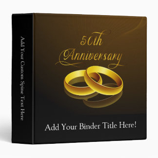 50th Anniversary | Gold Script Binder