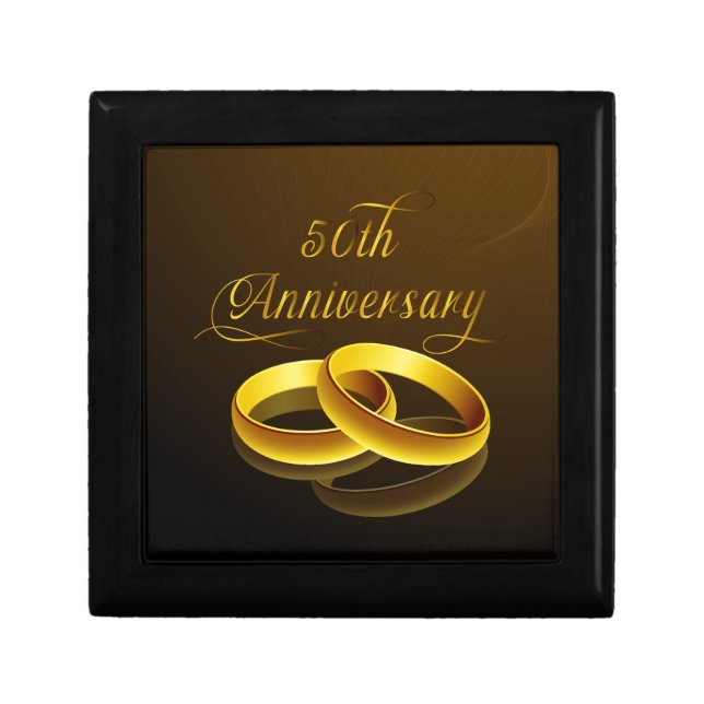 50th Anniversary | Gold Script Gift Box (Front)