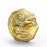 50th Anniversary Gold Wedding Gift Personalized at Zazzle