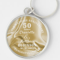 50th Anniversary Gold Wedding Gift Personalized 