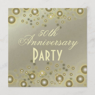 50th ANNIVERSARY / GOLDEN ANNIVERSARY/LUXE PAPER Invitation