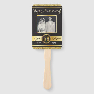50th anniversary hand fan
