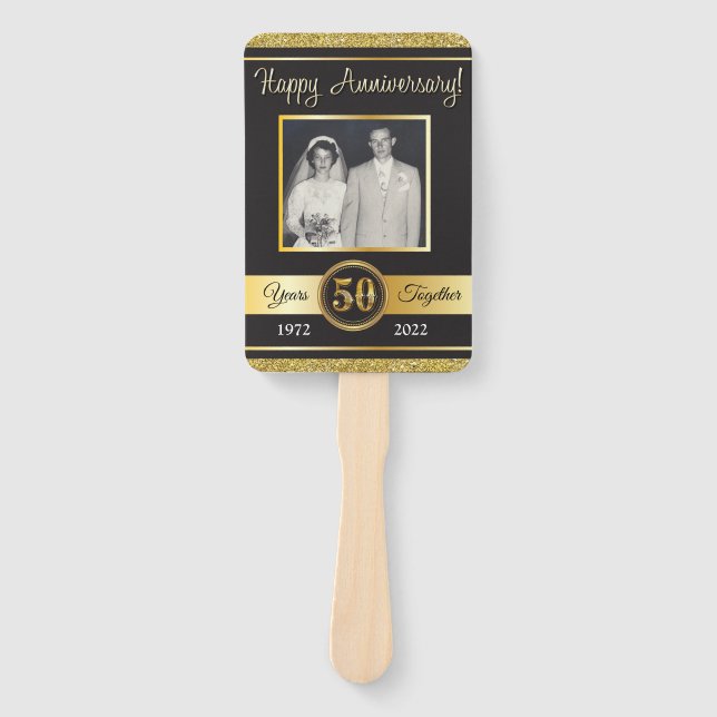50th anniversary hand fan (Front)