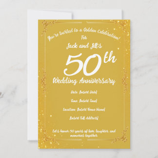 50th Anniversary Invitation