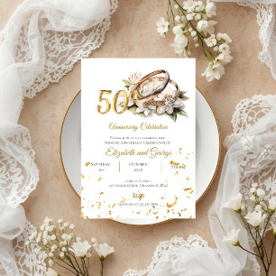 50th anniversary invitation